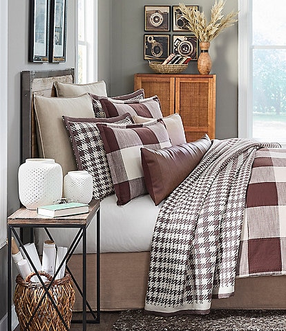 Cremieux Faux Leather Breakfast Pillow