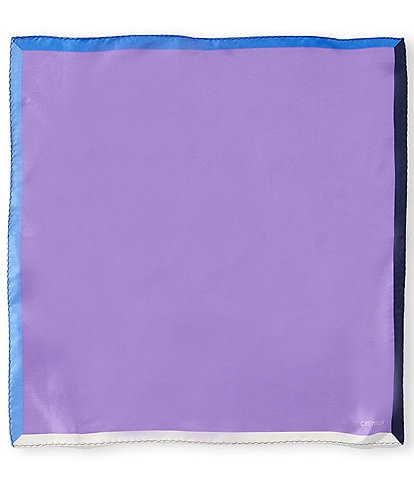 Cremieux Foster Bordered Solid Pocket Square