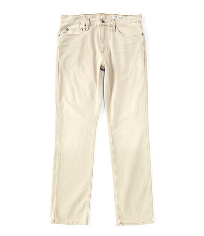 Cremieux Jeans Straight-Fit Khaki Stretch Denim Jeans