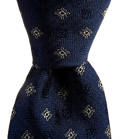 Cremieux Jones Medallion Print 3" Silk Tie