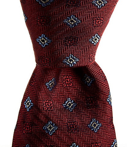 Cremieux Jones Medallion Print 3" Silk Tie