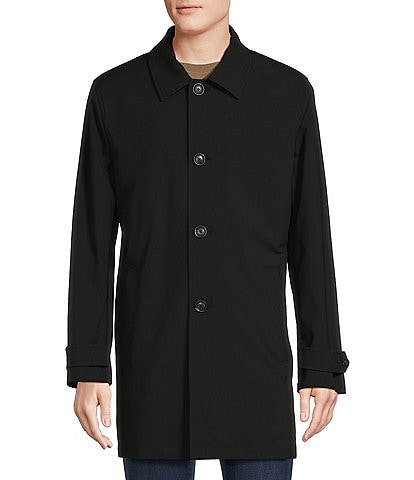 Cremieux Long Sleeve Single Breasted Raincoat