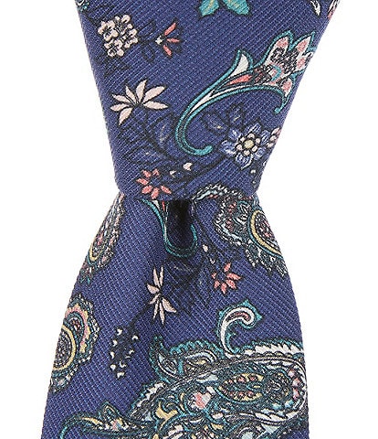 Cremieux Majestic Floral Print 3" Woven Tie