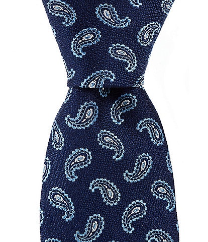 Cremieux Mini Alt Pine 3 1/8#double; Woven Silk Tie