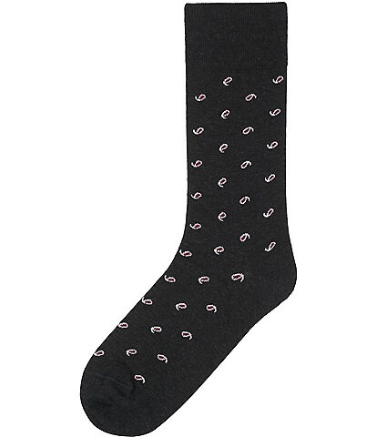 Cremieux Mini Paisley Crew Socks