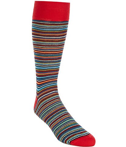 Cremieux Mini-Stripe Crew Socks