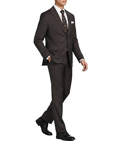 Cremieux Modern Fit Flat Front 2-Piece Suit