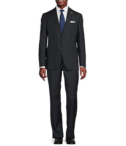 Cremieux Modern Fit Flat Front Fancy Neat 2-Piece Suit