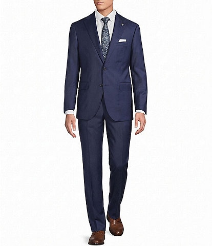 Cremieux Modern Fit Flat Front Solid 2-Piece Suit