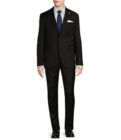 Cremieux Modern Fit Flat Front Solid 2-Piece Suit