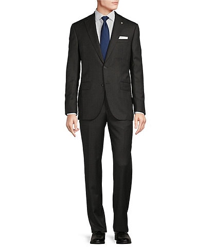 Cremieux Modern Fit Flat Front Twill 2-Piece Suit