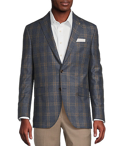 Cremieux Modern Fit Plaid Pattern Sport Coat