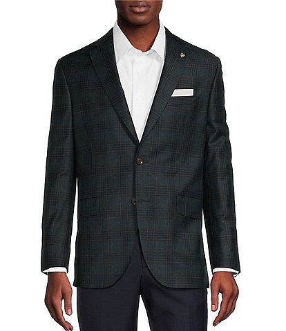 Cremieux Modern Fit Plaid Pattern Sport Coat