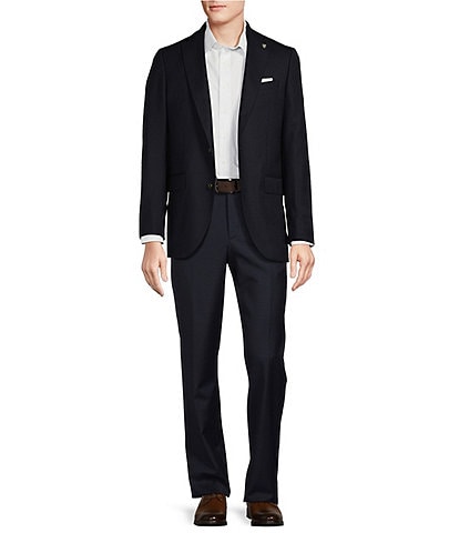 Cremieux Modern Fit Solid Hopsack Pattern Sport Coat