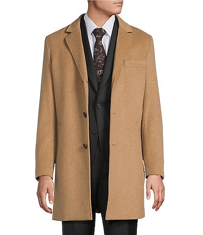Cremieux Modern Solid Topcoat