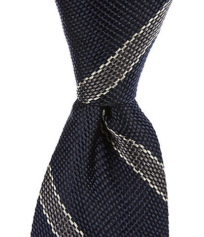 Cremieux Outlined Stripe 3" Silk Tie