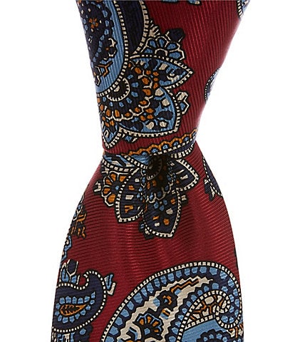 Cremieux Paisley Print 3 1/4" Silk Tie