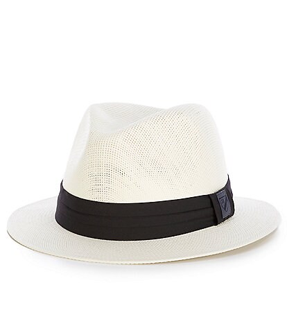 Cremieux Panama Hat With Solid Band
