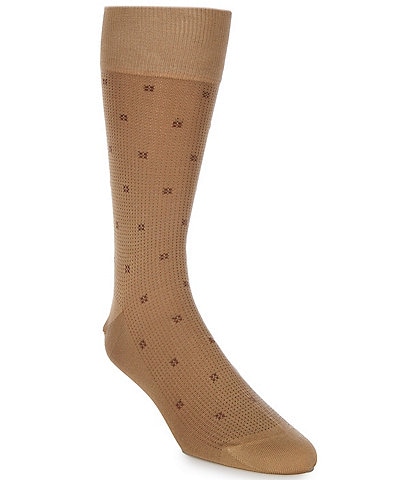 Cremieux Pindot/Square Pattern Dress Socks