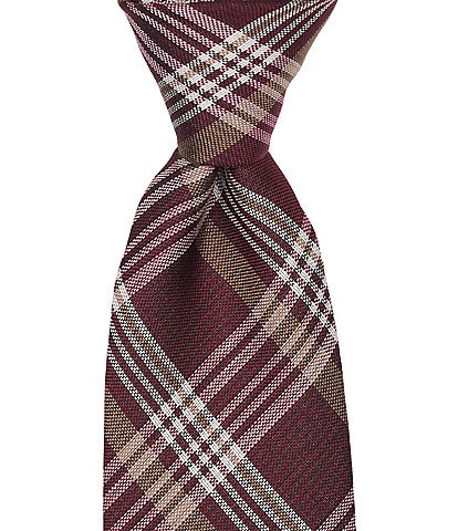 Cremieux Plaid Traditional Silk Tie