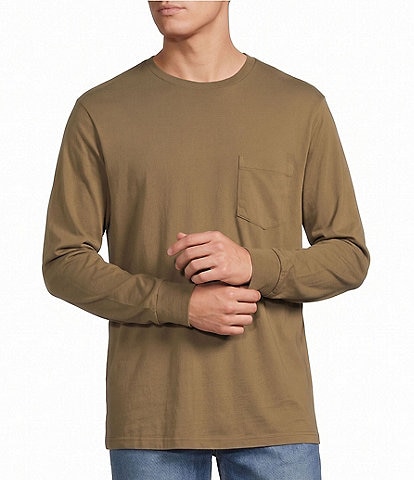 Cremieux Premium Solid Long Sleeve Pocket T-Shirt
