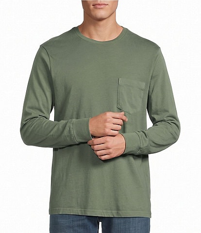 Cremieux Premium Solid Long Sleeve Pocket T-Shirt