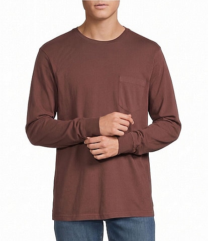 Cremieux Premium Solid Long Sleeve Pocket T-Shirt