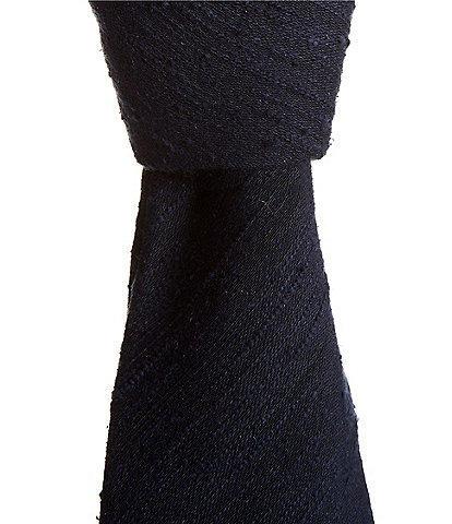 Cremieux Shantung 3 1/8#double; Solid Silk Tie