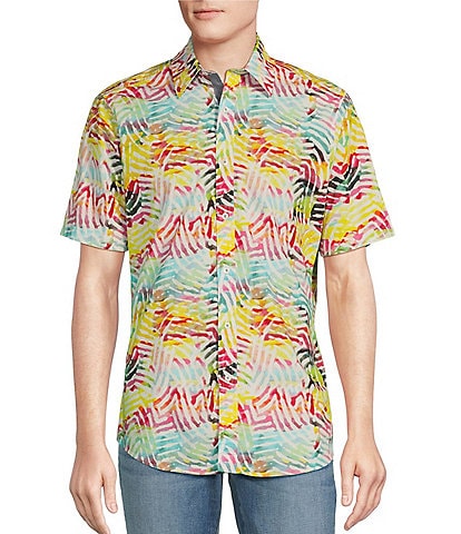 Cremieux Short Sleeve Multi Print Shirt