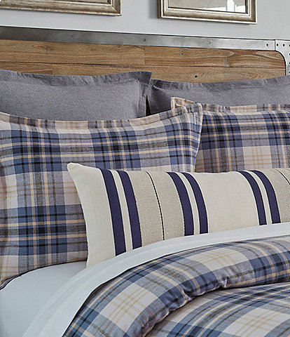 Cremieux Silas Linen & Cotton Plaid Comforter Mini Set