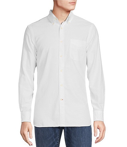 Cremieux Blue Label Slim-Fit Solid Oxford Long-Sleeve Woven Shirt