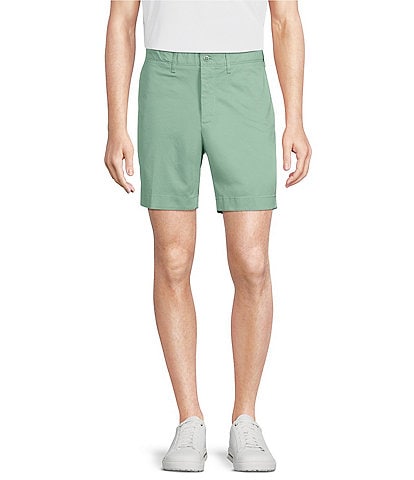 Cremieux Blue Label Soho Slim-Fit Flat-Front Comfort Stretch 7#double; Inseam Shorts