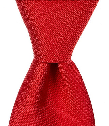 Cremieux Solid Textured 3 1/4" Silk Tie
