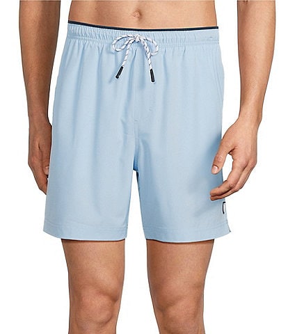Cremieux Solid 6#double; Swim Trunks