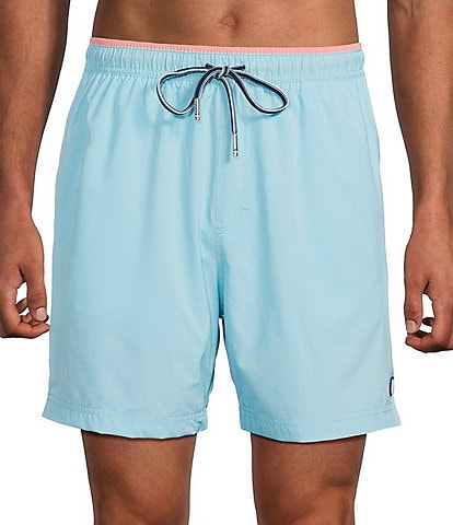 Cremieux Solid 6#double; Inseam Swim Trunks