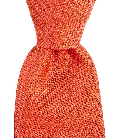 Cremieux Solid Textured 3 1/4" Woven Silk Tie