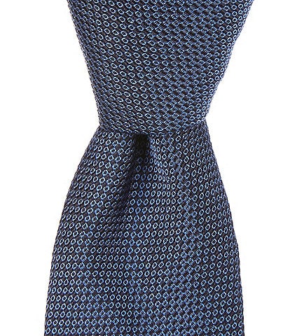 Cremieux Solid Textured 3#double; Woven Silk Tie
