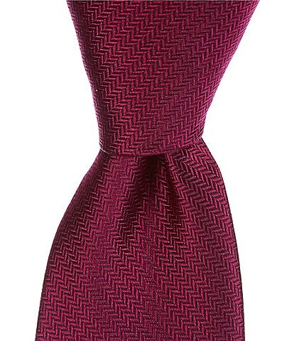 Cremieux Solid Textured Slim 3#double; Silk Tie