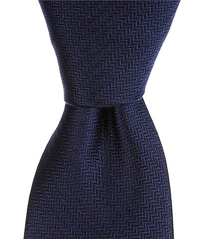 Cremieux Solid Textured Slim 3" Silk Tie