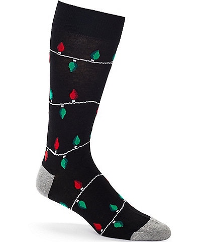 Cremieux String Lights Crew Dress Socks