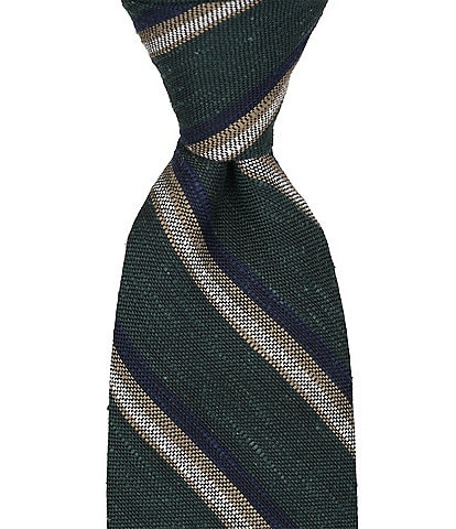 Cremieux Textured Stripe Traditional Silk Tie