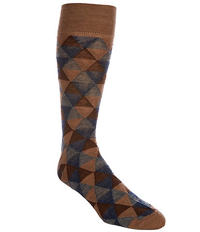 Cremieux Triangle Repeat Crew Dress Sock