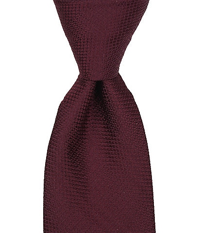 Cremieux Woven Texture Solid Traditional Silk Tie
