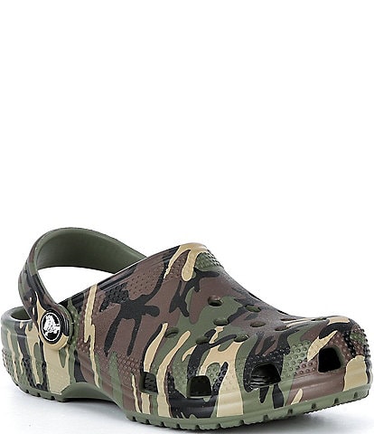 Crocs Boys' Classic Camouflage Clogs (Toddler)