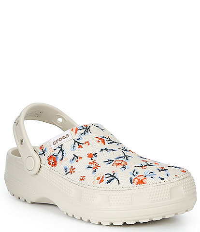Crocs Women's Classic Crafted Floral Clogs