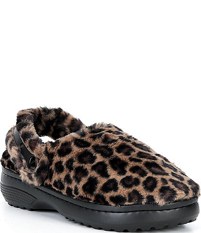 Crocs Women's Classic Unfurgettable Leopard Print Clogs
