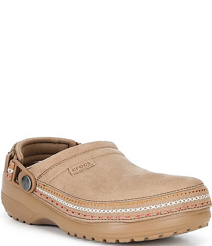 Crocs Women's Crafted Vegan Suede Stitch Clogs