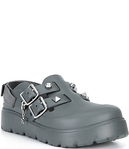 Crocs Women's Loaferette Star Studded Platform Clogs