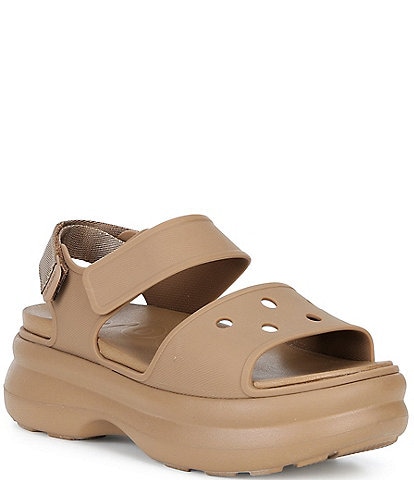 Crocs Women's Soho Y Strap Platform Sandals