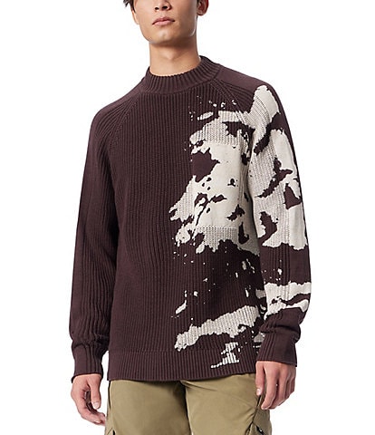 Cross Eyed Moose Retractor Patterned Sweater